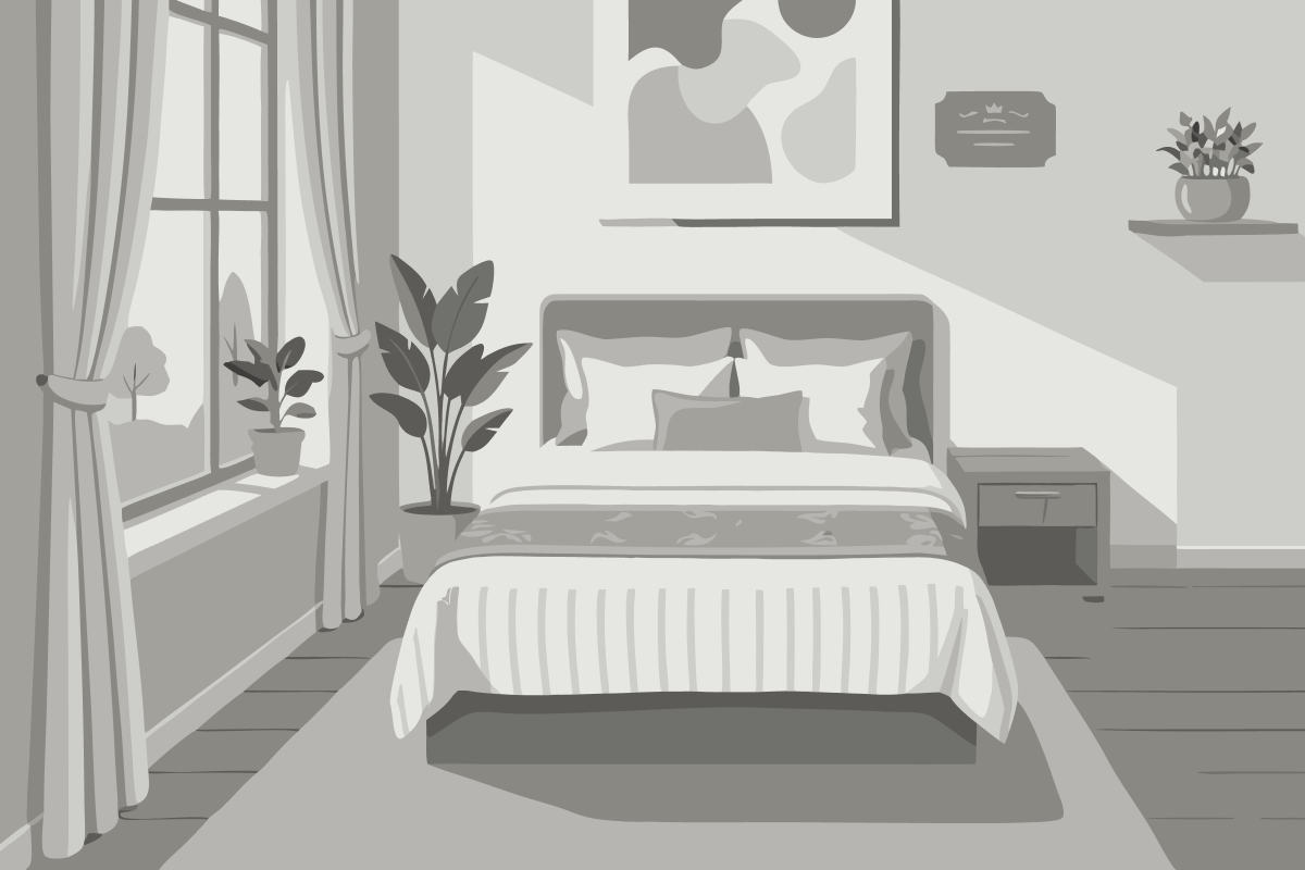 Zweibettzimmer mit Waschbecken, Dusche, Gemeinschafts-WCs